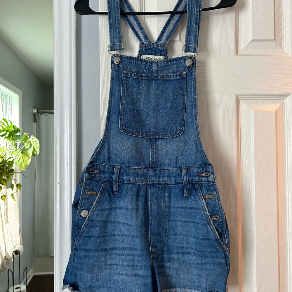 Madewell XS Women's Blue Denim Overalls